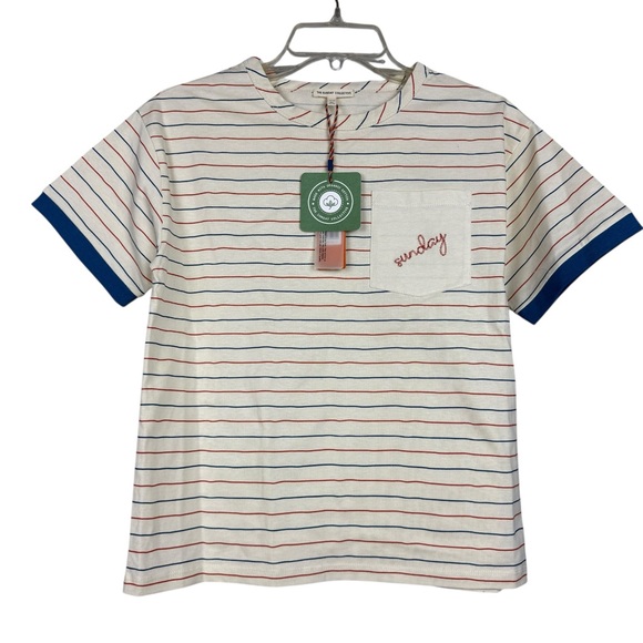 The Sunday Collective Sunday Striped Pocket Tee - Picture 2 of 7